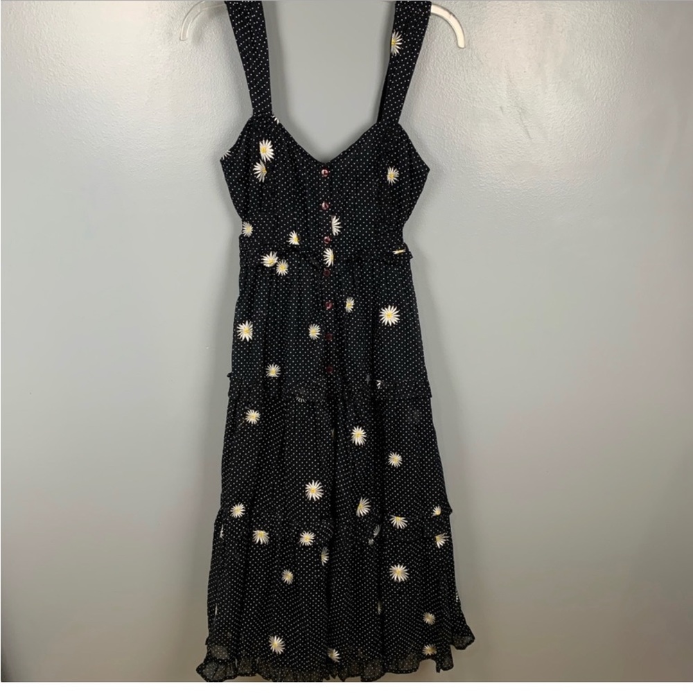 Free People Daisy Chain Cotton Midi Sun Dress
